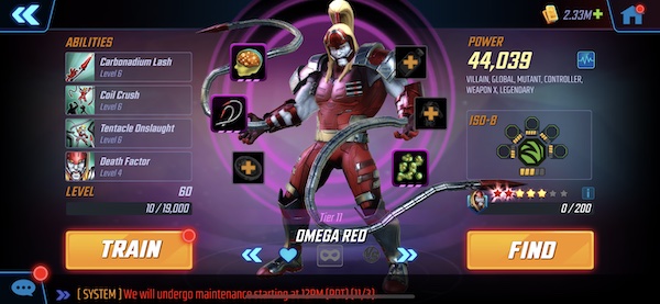 MSF: Best Iso-8 for Omega Red